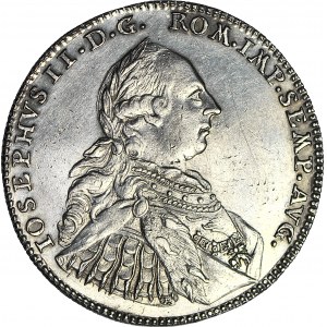Niemcy, Józef II , Półtalar, 1777, Norymberga, NAKŁAD 437 sztuk.