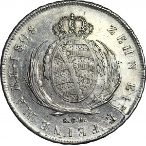 Germany, Saxony, Frederick August III, 1808 S.G.H. thaler, Dresden