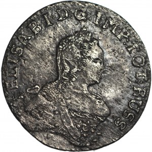 RR-, Rosja - okupacja Prus, Elżbieta 1741-1761, Szóstak 1762, Królewiec