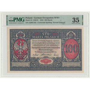 100 marks 1916 General, ser. A