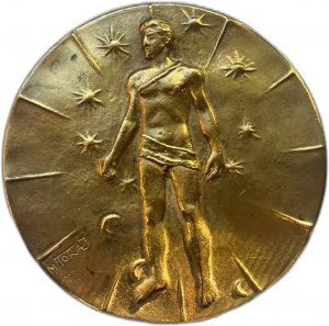 Igor Mitoraj ( 1944 - 2014 ), Medal ARTICULATIONS, 1984