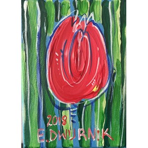 Edward Dwurnik ( 1943 - 2018 ), Tulipán, 2018
