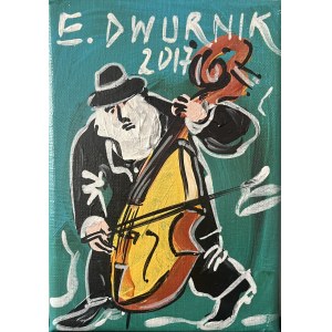 Edward Dwurnik ( 1943 - 2018 ), Kontrabasista, 2017