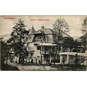 1912 Balatonaliga (Balatonvilágos), Szentesy építész nyaralója és irodájának kiadása