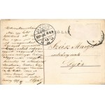 1907 Balatonberény, Balaton-fürdő, evezős (Rb)