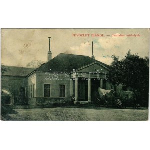 Bia (Biatorbágy), Uradalmi műhelyek. W. L. Bp. 5939. 1911-14. Schulteisz Adolf kiadása (EK)