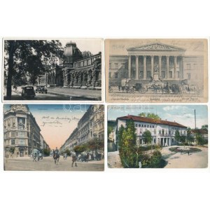 Budapest - 17 db régi képeslap vegyes minőségben