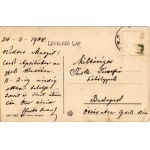 1908 Budapest I. Alagút a krisztinavárosi oldalról, Királyi vár. Divald Károly 1666-1907. (szakadás / tear...