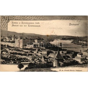 1901 Budapest I. Krisztinaváros, Tabán, Királyi vár. Divald Károly 28. (EK)