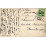 1912 Kiskunfélegyháza, Közgazdasági Takarékpénztár, Frank Ignátz és fiai és Glanz Adolf üzlete. Roykó B. kiadása (EK...