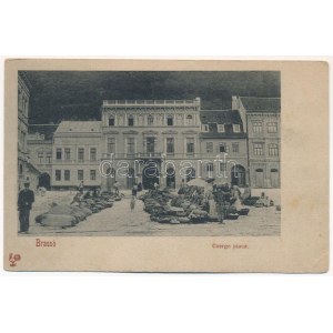 Brassó, Kronstadt, Brasov; Cserge piac / market (EK)