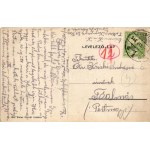 1916 Gyulafehérvár, Alba Iulia; Gizella udvar, Városi vendéglő, Schlesinger Testvérek, Fuchs Nándor, Gelb Fülöp üzlete...