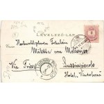 1898 (Vorläufer) Kassa, Kosice; Felső Fő utca, Állami ipariskola, dóm, Gazdasági tanintézet, gőzfürdő. Varga kiadása ...
