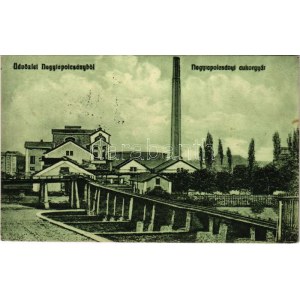 1916 Nagytapolcsány, Topolcany; cukorgyár. Platzko Gyula kiadása / sugar factory