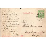 1911 Csóka, Coka (Torontál); Római katolikus és szerb templom, Urasági kastély, városháza...