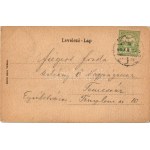 1900 Versec, Werschetz, Vrsac; 1848-as honvéd emlékszobor. Szecessziós címeres litho, Kehrer Lajos kiadása ...