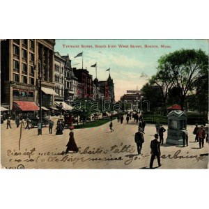 1913 Boston (Mass.), Tremont Street, South from West Street (EK)