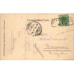 1907 Fürstenfeld (Steiermark). Telegramm Drahtgrüsse / Art Nouveau montage with telegraph (EK)