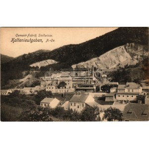 Kaltenleutgeben, Cement-Fabrik Stollwiese / factory (fl)