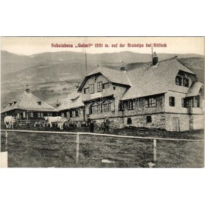 Stubalpe bei Köflach, Schutzhaus Gaberl 1551 m. / mountain rest house (Rb)