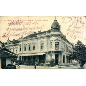 Banja Luka, Banjaluka; Kavana Balkan / Café Balkan. W.L. Bp. 1634. (fa)