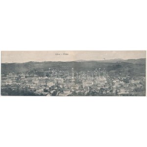 1914 Tuzla, 2-tiled folding panoramacard. Druck der Ung. Lichtdruck Act. Ges. 153. (Rb)