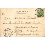 1901 Zenica, street view, folklore. Verlag Hermann Liebling (fl)