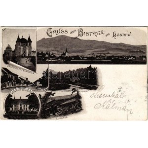 1900 Bystrice pod Hostynem, Bistritz am Hostein; Gnadenkirche am Hostein, Ring platz, Jagdhaus in. Rudolfsthál...