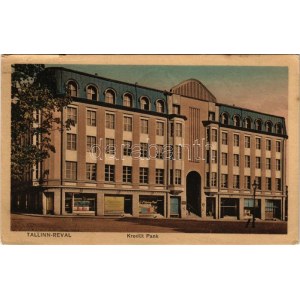 Tallinn, Reval; Kredüt Pank / credit bank, shop (tear)