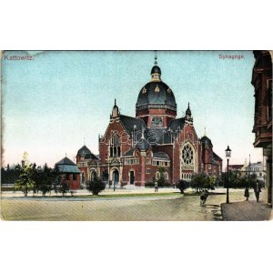 Katowice, Kattowitz; Synagoge / synagoga