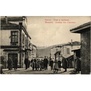 Bitola, Bitolj, Monastir; Avenue des Casernes / street