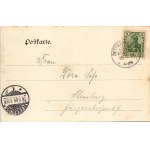 1906 Dettmannsdorf-Kölzow, Erste Deutsche Automobil-Bahn-Verbindung Heinr. Hass / First German automobile...