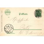 1900 Dresden, Deutsche Bauausstellung, Germanisches Thor und römisches Kastell / German Architecture Exhibition, Expo...