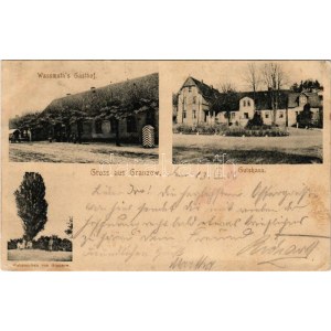 1906 Granzow; Wassmuth's Gasthof, Wahrzeichen, Gutshaus / restaurant and hotel, villa (EK)