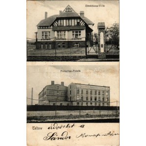 1909 Teltow, Direktions-Villa, Porzellan Fabrik / porcelain factory, directorate villa (EK)