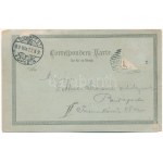 1899 (Vorläufer) Fortezza, Franzensfeste (Südtirol); Brennerbahn, Bahnhof, Stationsgebäude / stazione, locomotiva...