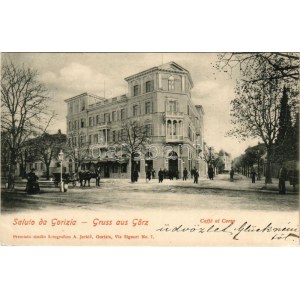 1902 Gorizia, Görz, Gorica; Caffè al Corso / caffetteria