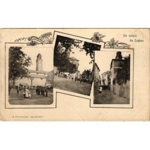 1907 Legino (Savona). Ed. F.lli Burnengo Secese, květinová (EK)