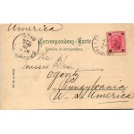 1902 San Leonardo in Passiria, St. Leonhard in Passeyer (Südtirol); Gasthof zum Theis / hotel. Secese (EB...