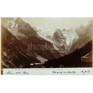 1900 Trafoi (Stelvio, Stilfs; Südtirol); Ortler gletscher / ghiacciaio dell'Ortles. foto (gluemark) / Dott.