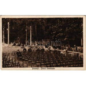 1917 Bucharest, Bukarest, Bucuresti, Bucuresci; Parcul Otetelesanu / park + K.U.K. ETAPPENPOSTAMT 346 (EK...