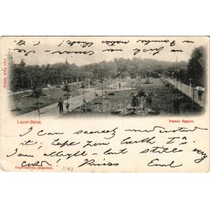 1907 Lacul Sarat (Braila), Parcul Englez / park. Carl Feld (EB)