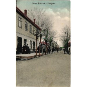 1910 Mangalia, Strada Principal / main street, shops (EK)