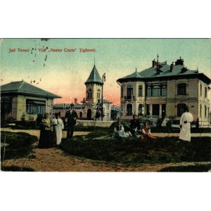 1912 Tecuci (Galati), Vila Nestor Cincu Tiganesti / villa