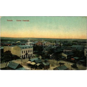 1911 Tecuci (Galati), Vedere Generala / general view, market square (fa)