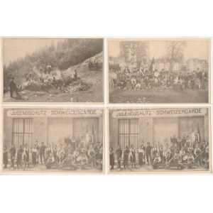 Lucerne, Luzern; Jugendschutz Schweizergarde 1917-1918 - 8 pre-1945 unused postcards