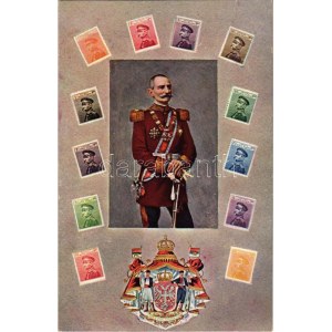 Peter I of Serbia, Stamps and coat of arms of Serbia. D.K. & Co. Prague S. 316.