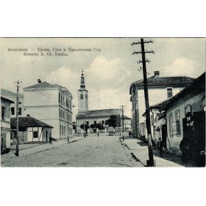Aleksinac, chiesa, municipio e tribunale