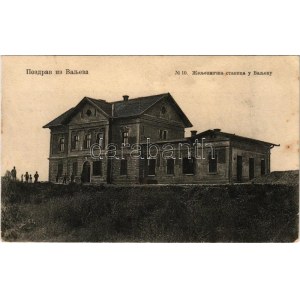 1913 Valjevo, Bahnhof / railway station (EK)