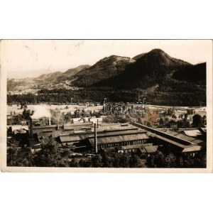1936 Jesenice, Assling, Aßling; Fuzine / ironworks, factory, photo (EK)